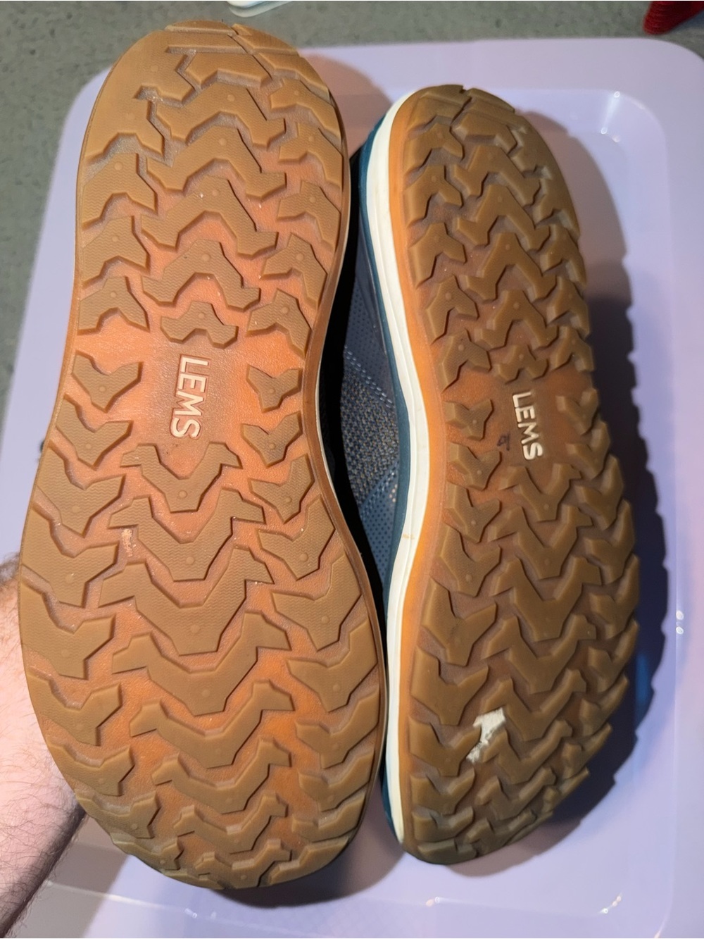 LEMS Men's Athletic Sneakers blue - Picture 2 of 3